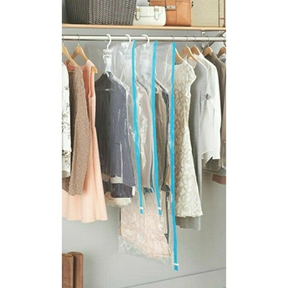 Whitmor Spacemaker Hanging Bags 3 Bag Combo - Picture 2 of 6